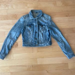American Eagle Cropped Denim Jacket